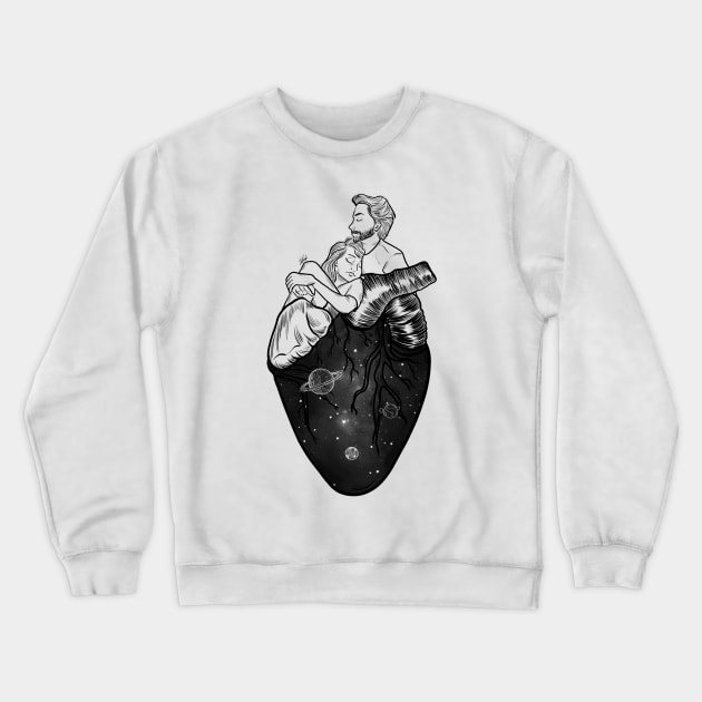 Hearted together Crewneck Sweatshirt by Muhammedsalah